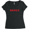 Honey Women's Triblend Scoop T-shirt