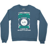 I Love Someone With Liver Cancer To The Moon And Back Crewneck Sweatshirt