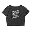 i may be wrong but it's highly unlikely Crop Top