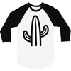 minimalistic cactus 3/4 Sleeve Shirt