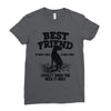Best Friend Great Dane Ladies Fitted T-Shirt