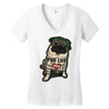 PUG LIFE Women's V-Neck T-Shirt