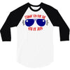 stayin' fly for the 4th of july 3/4 Sleeve Shirt