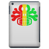 rasta skull and crossbones reggae dub club rave iPad Mini