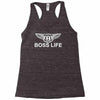 boss life hip hop music rick ross maybach cool dope mens tshirt black Racerback Tank
