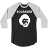 socrates brazil 70s football world cup legend retro 3/4 Sleeve Shirt