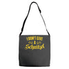 i don't give a schnitzel Adjustable Strap Totes