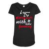 dirty stuff cool Maternity Scoop Neck T-shirt