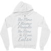 i love cats girls Zipper Hoodie