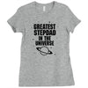 Greatest Stepdad In The Universe Ladies Fitted T-Shirt