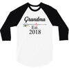 Grandma est.2018 3/4 Sleeve Shirt