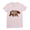 mama love bear Ladies Fitted T-Shirt