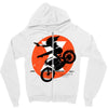 black attack Zipper Hoodie