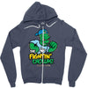 cholla cactus mascot Zipper Hoodie