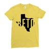 Beto Texas Map Ladies Fitted T-Shirt
