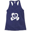 heart walking Racerback Tank