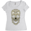 skull plants Women's Triblend Scoop T-shirt