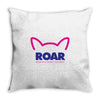 pussy roar - women's march alliance Throw Pillow