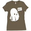 halloween boo Ladies Fitted T-Shirt