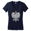 polish eagle Women's V-Neck T-Shirt