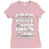 papa super saiyan vegeta Ladies Fitted T-Shirt