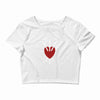 three of swords Crop Top