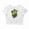 lucky turtle Crop Top