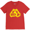 rock on V-Neck Tee