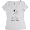 safety goggles Women's Triblend Scoop T-shirt