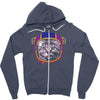 space cat Zipper Hoodie