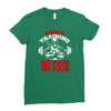 merc's gym training Ladies Fitted T-Shirt