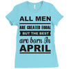 all men are created equal april Ladies Fitted T-Shirt