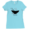Pho Sho gif riceback Ladies Fitted T-Shirt