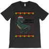 ugly dinosaur merry christmas T-Shirt