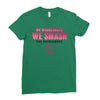 On Wednesdays We Smash The Patriarchy Ladies Fitted T-Shirt