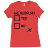 are you drunk check Ladies Fitted T-Shirt