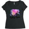 Baby Bear Women's Triblend Scoop T-shirt