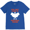 Halloween You Cant Scare Me Im A Preschool Teacher V-Neck Tee