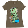zombie baby Ladies Fitted T-Shirt