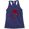 deadpool face Racerback Tank