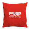 rugby a hooligans gentlemen Throw Pillow