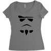 bad face Women's Triblend Scoop T-shirt