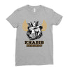 khabib nurmagomedov bear Ladies Fitted T-Shirt
