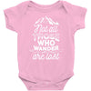 those who wander Baby Bodysuit