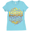 legends are born in 1988 hoodie 5 Ladies Fitted T-Shirt