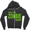daddy's little zombie hunter Zipper Hoodie