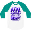 papa grumpy 3/4 Sleeve Shirt