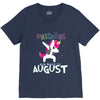 Born Unicorns-Born August V-Neck Tee