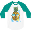 pineapple sunbathe 3/4 Sleeve Shirt