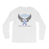 my hero is now my angel stomach cancer awareness Long Sleeve Shirts